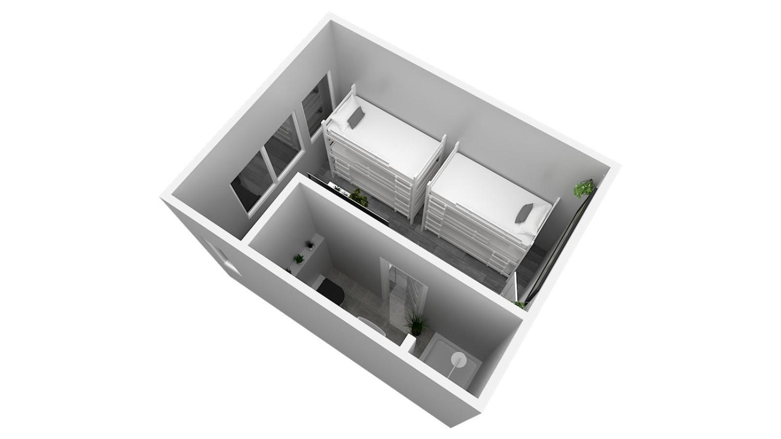 Hotel Ulm Zentrum - Komplettes Zimmer, Hochbett, Android Tv & Eigenem Bad - Perfekt Fuer Familien & Gruppen 客房 照片